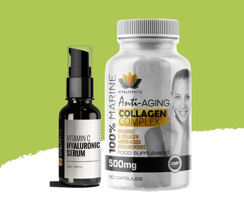 Marine Collagen Complex and Vitamin C & E With Hyaluronic Acid Serum 30ml
