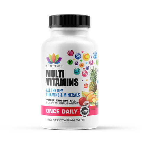 Multi Vitamins & Minerals | 100% RDA | 30 Essential Vitamins & Minerals - One Daily