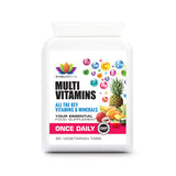 Multi Vitamins & Minerals | 100% RDA | 30 Essential Vitamins & Minerals - One Daily