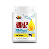 Omega 3 Fish Oil 1000mg Gel Capsules EPA 330mg DHA 220mg - Premium MAX Strength