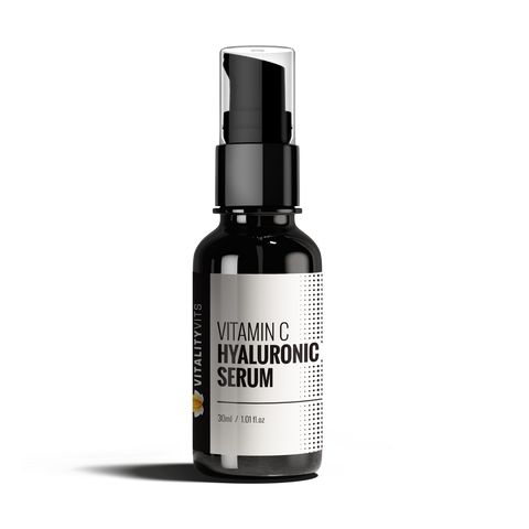Face Serum Vitamin C & E 30ml - Hyaluronic Acid - Anti Wrinkle & Ageing added Avocado Oil